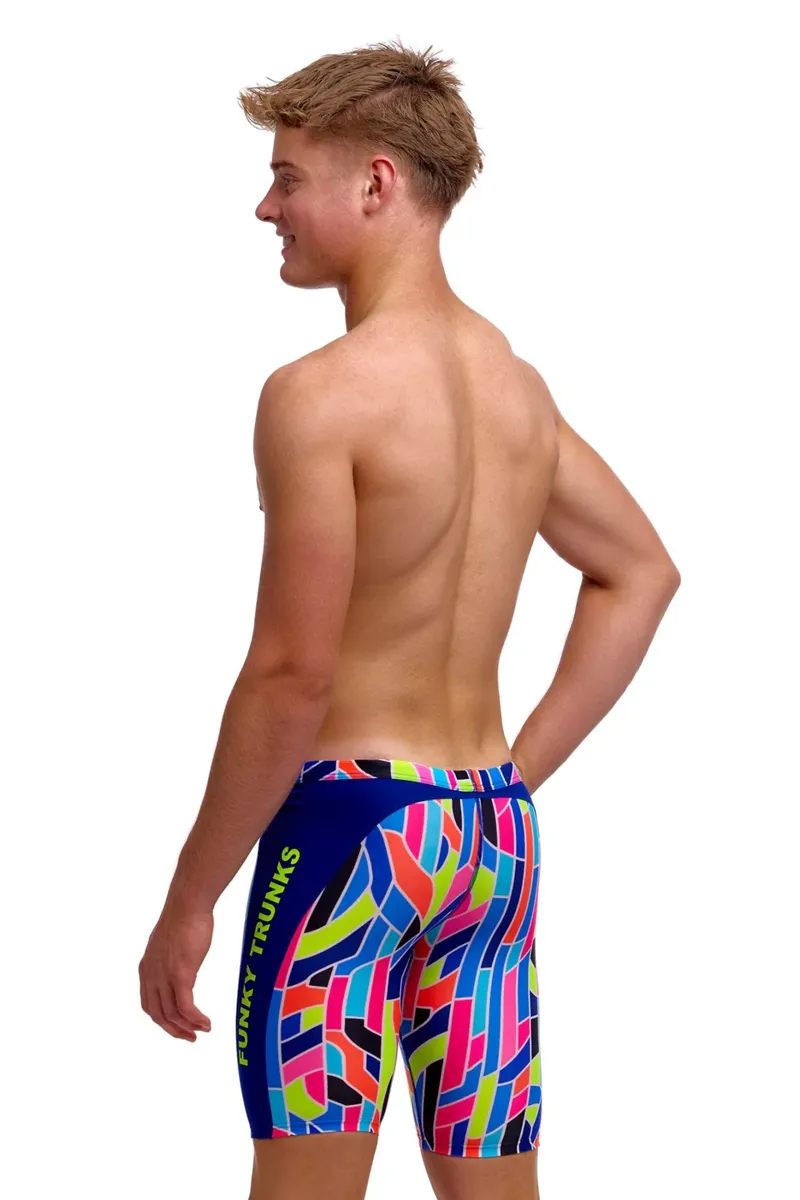 Funky Trunks Boys Training Jammers Fault Lines-4