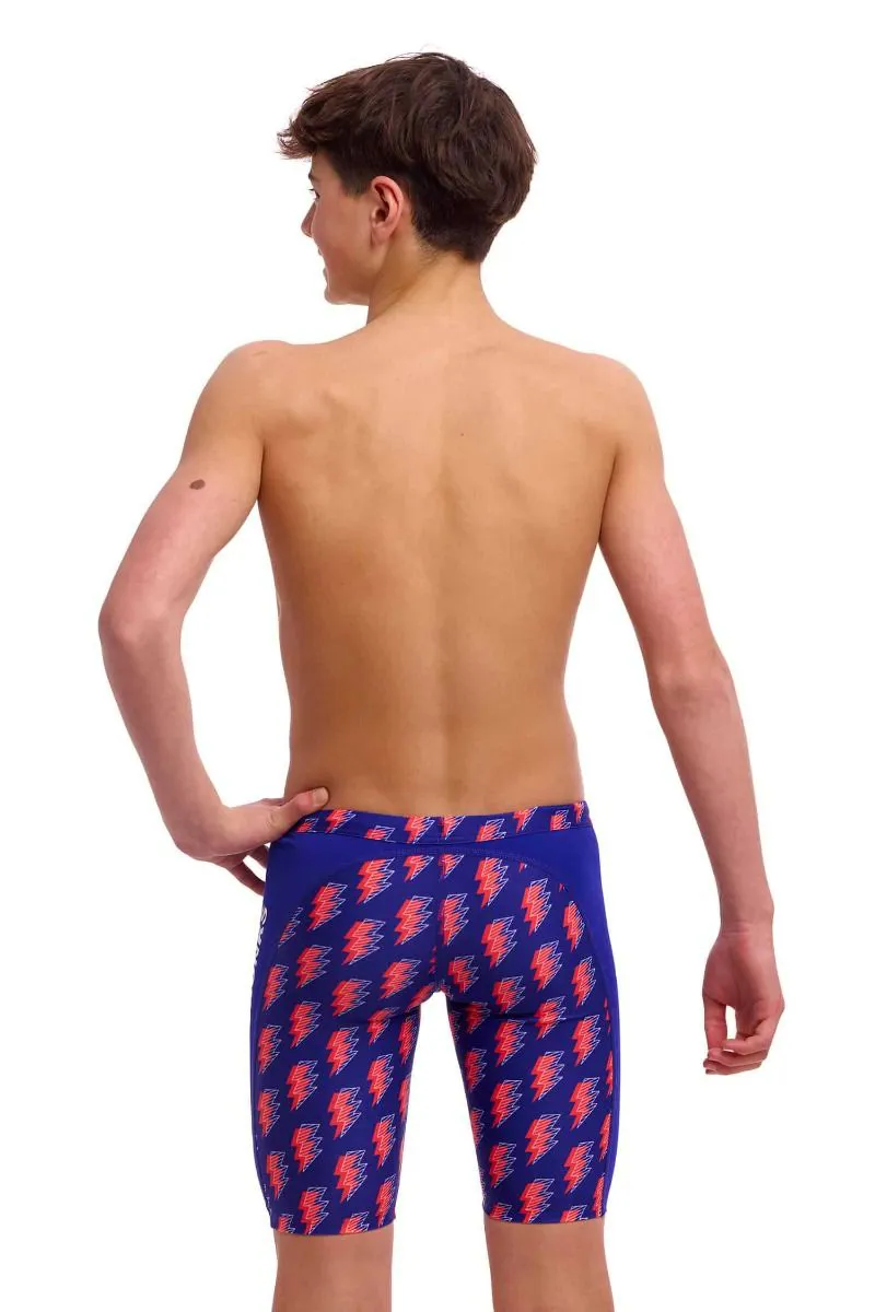 Funky Trunks Boy's Training Jammers Flash-2
