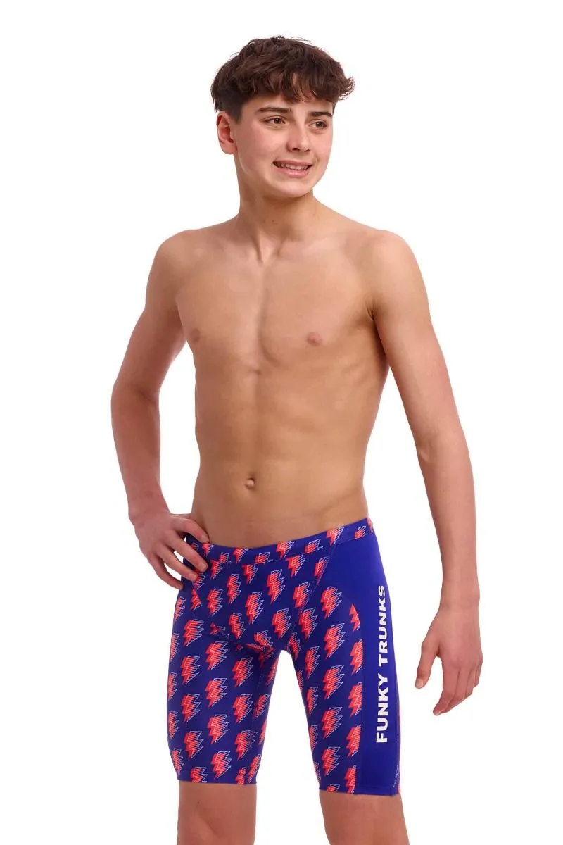 Funky Trunks Boy's Training Jammers Flash