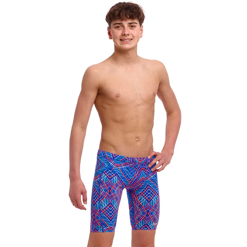 Funky Trunks Boy's Training Jammers Frequency