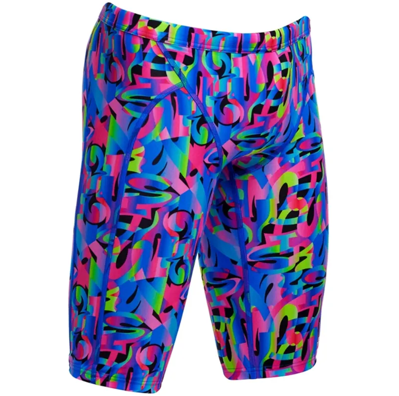 Funky Trunks Boy's Training Jammers Funk and Blues-1