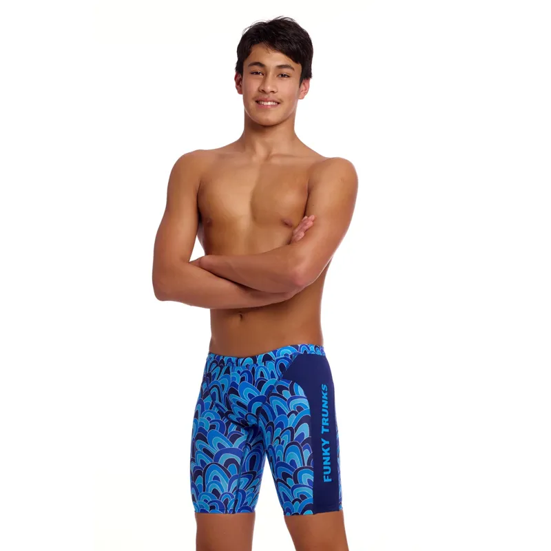 Funky Trunks Boy's Training Jammers Hill Billy Blues-3