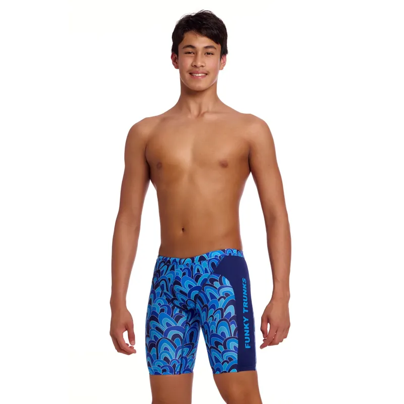 Funky Trunks Boy's Training Jammers Hill Billy Blues-1