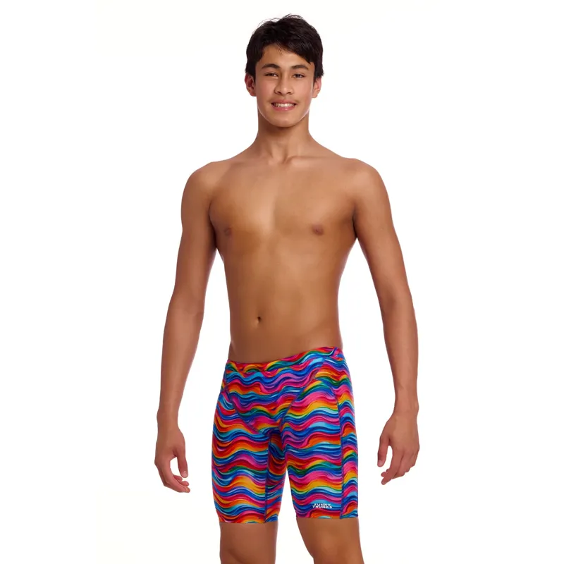Funky Trunks Boy's Training Jammers Plastic Fantastic-1