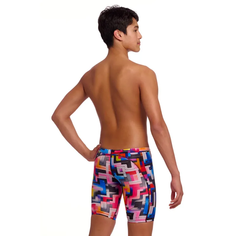 Funky Trunks Boy's Training Jammers Putty Rules-4