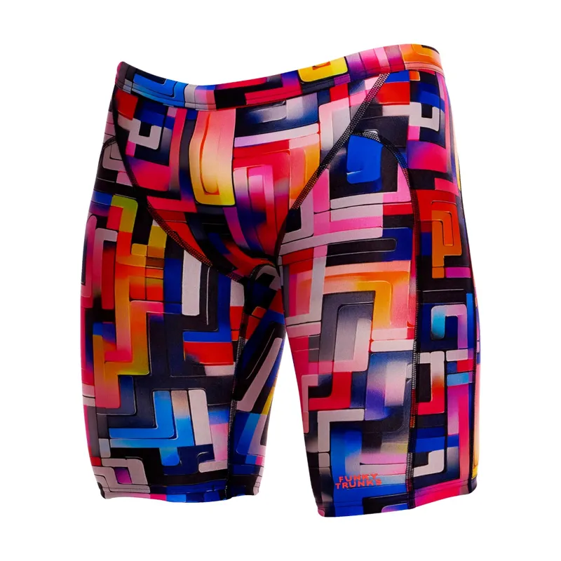 Funky Trunks Boy's Training Jammers Putty Rules