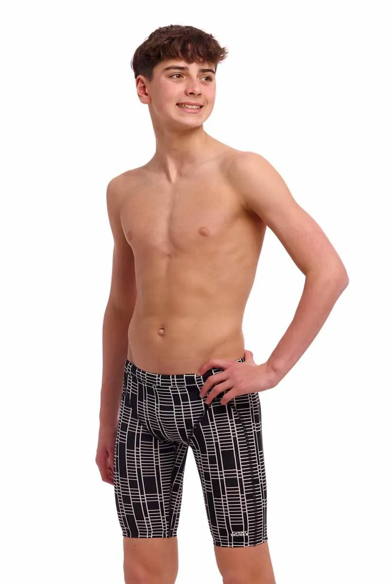 Funky Trunks Boy's Training Jammers Up The Ladder-3