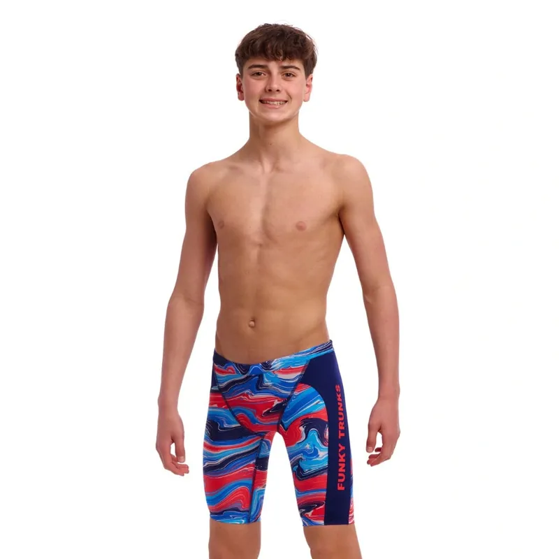 Funky Trunks Boy's Training Jammers Wave Craze-3