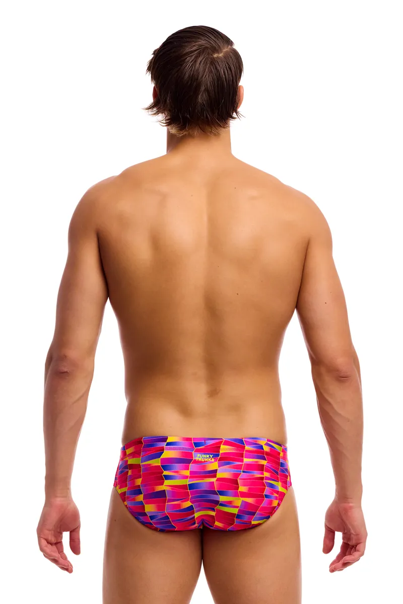 Funky Trunks Men's Classic Brief Wriggle Walls-2