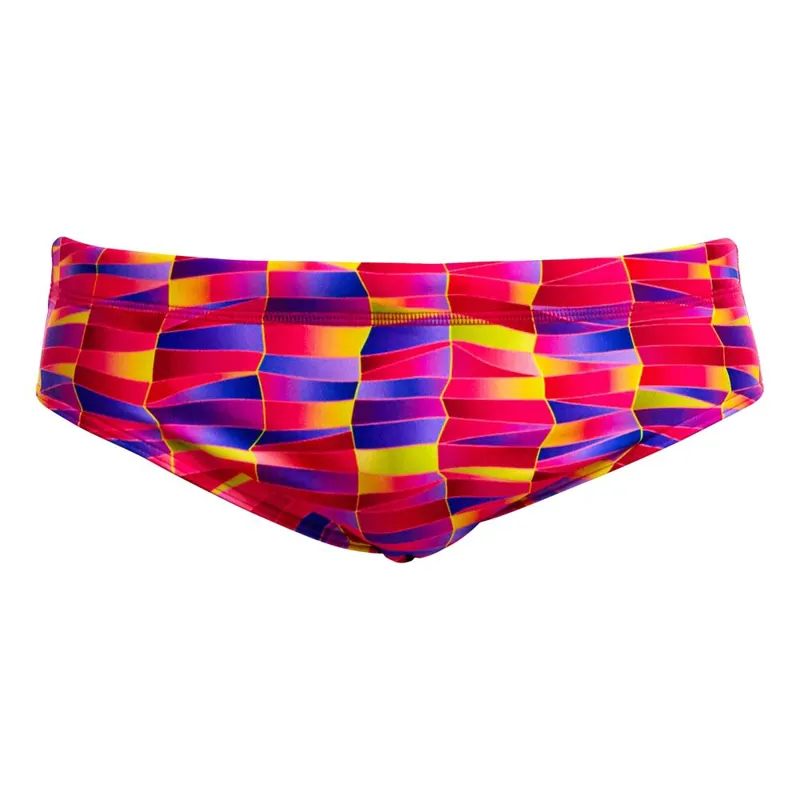 Funky Trunks Men's Classic Brief Wriggle Walls
