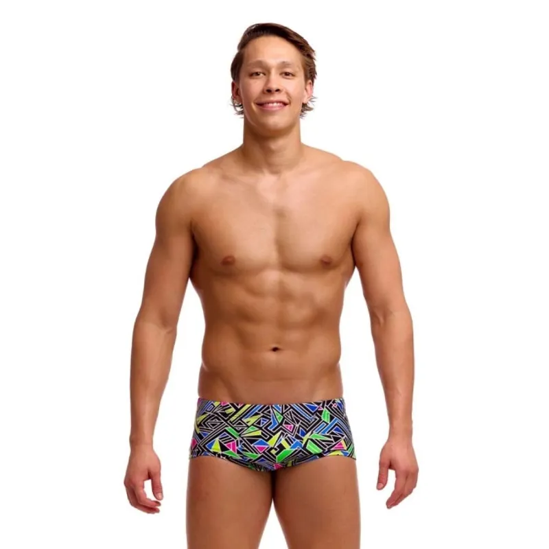 Funky Trunks Men's Classic Trunks Bits Of Peace-1