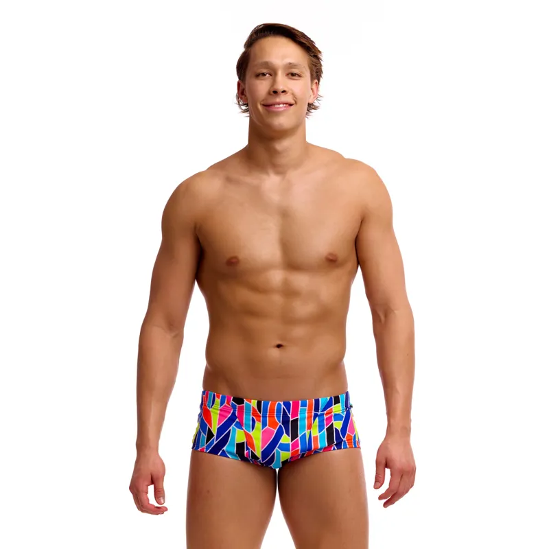Funky Trunks Men's Classic Trunks Fault Lines-1