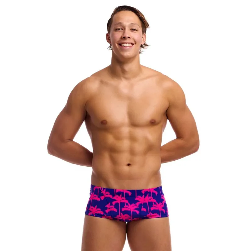 Funky Trunks Men's Classic Trunks Pinky Palms-3