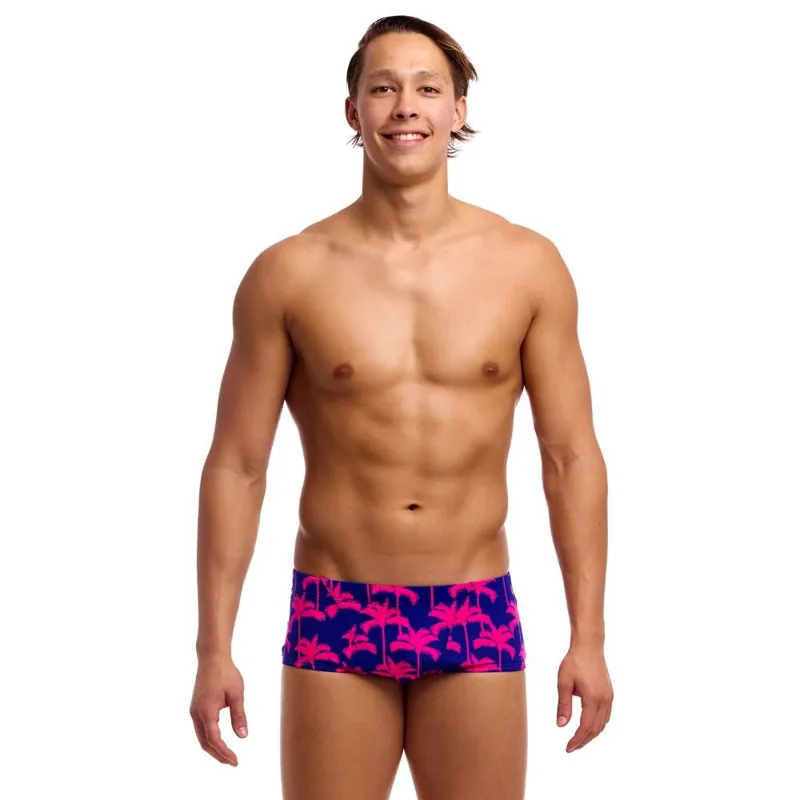 Funky Trunks Men's Classic Trunks Pinky Palms-1