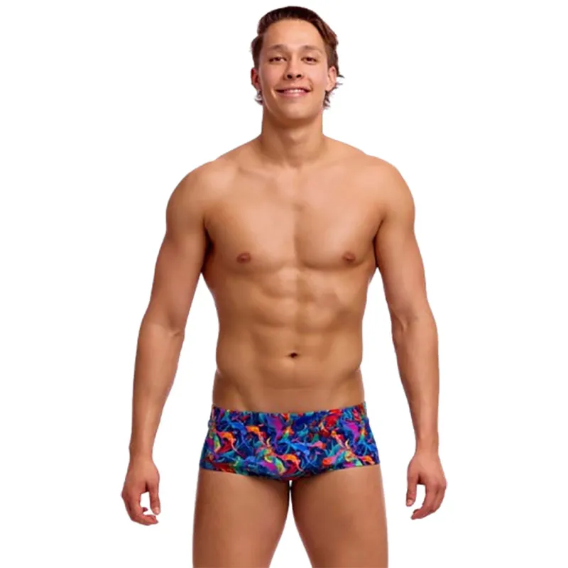 Funky Trunks Men's Classic Trunks Weedy One-1