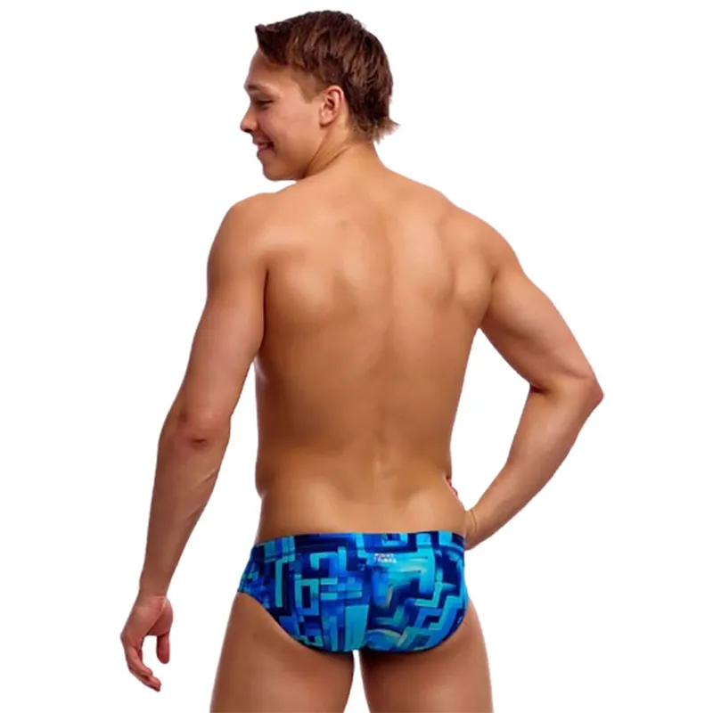 Funky Trunks Men's Seamed Brief You Blued-1