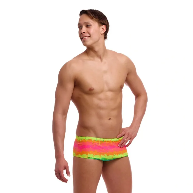 Funky Trunks Men's Sidewinder Trunk Melting Mayhem-1