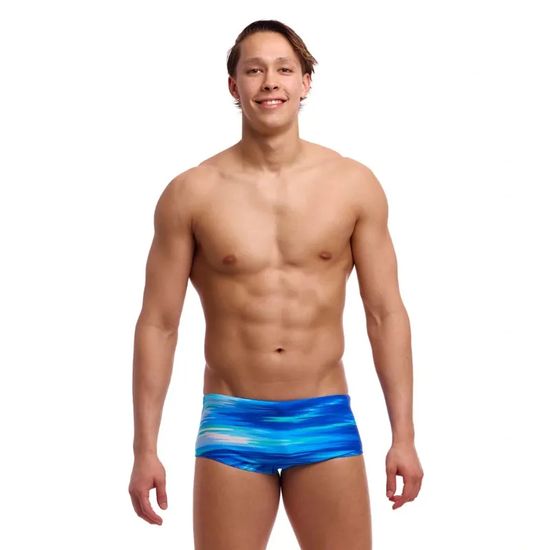 Funky Trunks Men's Sidewinder Trunk Sea Breeze-3