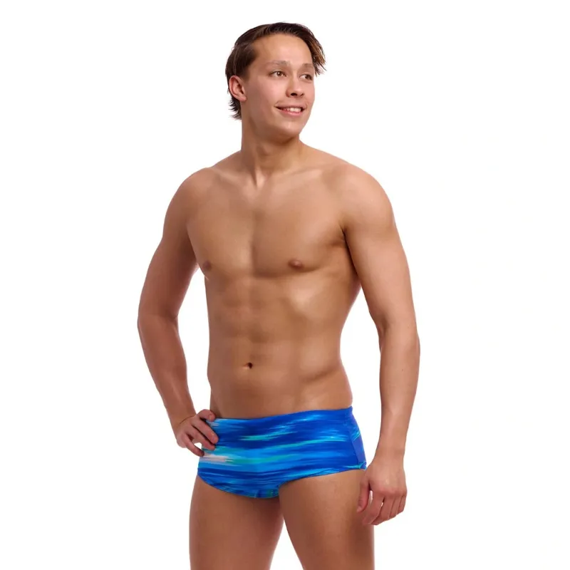 Funky Trunks Men's Sidewinder Trunk Sea Breeze-1
