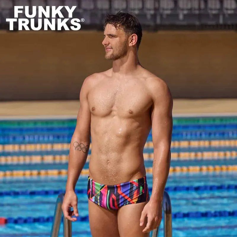 Funky Trunks Men's Sidewinder Trunks Baby Beamer-5