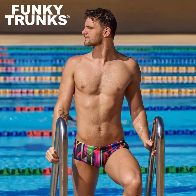 Funky Trunks Men's Sidewinder Trunks Baby Beamer-4