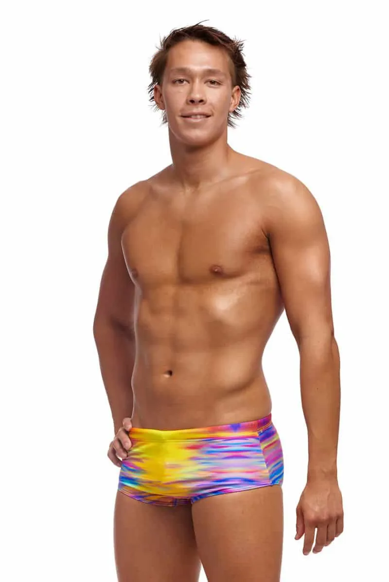 Funky Trunks Men's Sidewinder Trunks Darkinjung Sunset-3