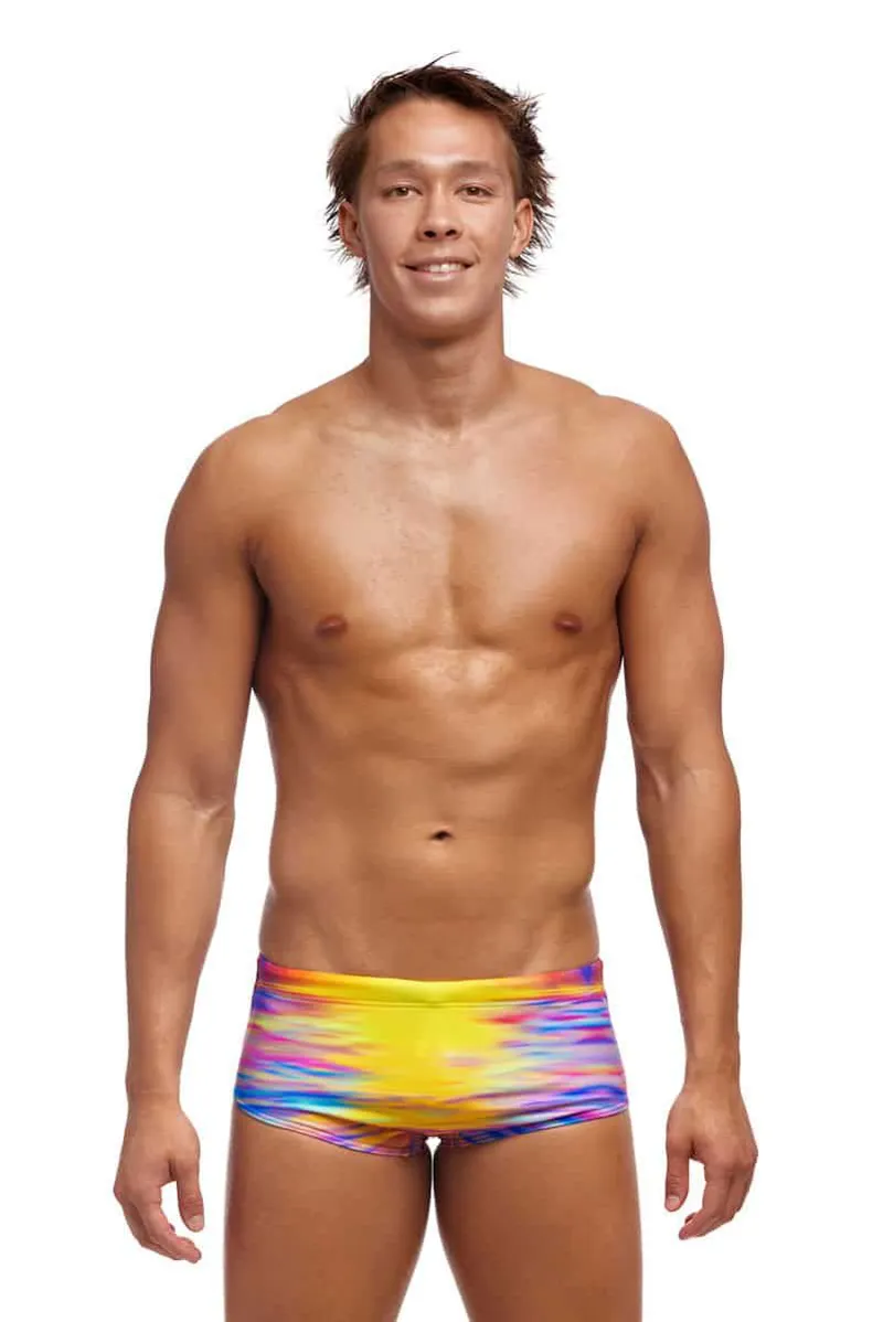 Funky Trunks Men's Sidewinder Trunks Darkinjung Sunset-1