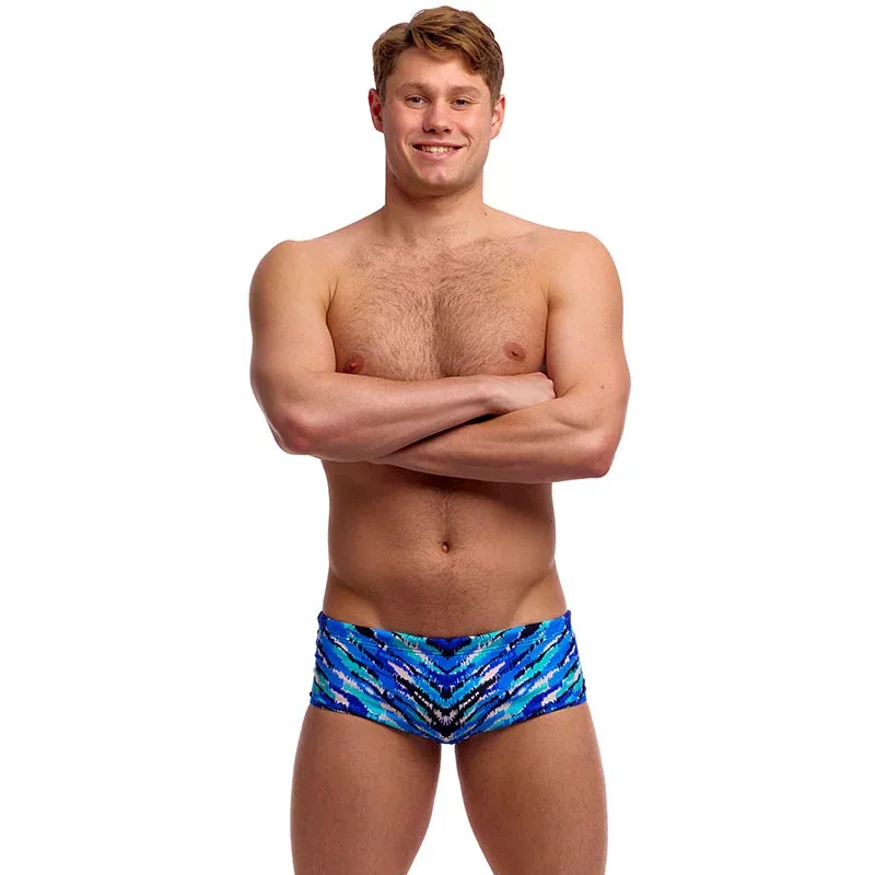 Funky Trunks Men's Sidewinder Trunks Fur Seal-3