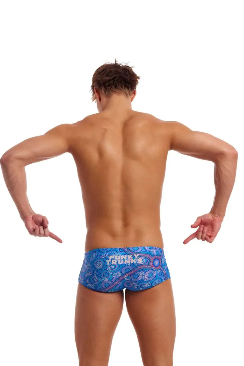 Funky Trunks Men's Sidewinder Trunks Sea Dreams-4