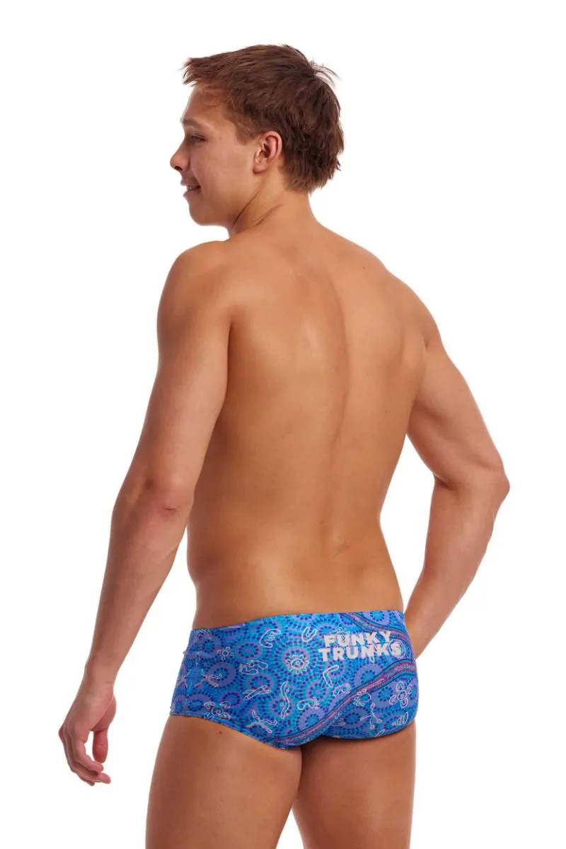 Funky Trunks Men's Sidewinder Trunks Sea Dreams-3