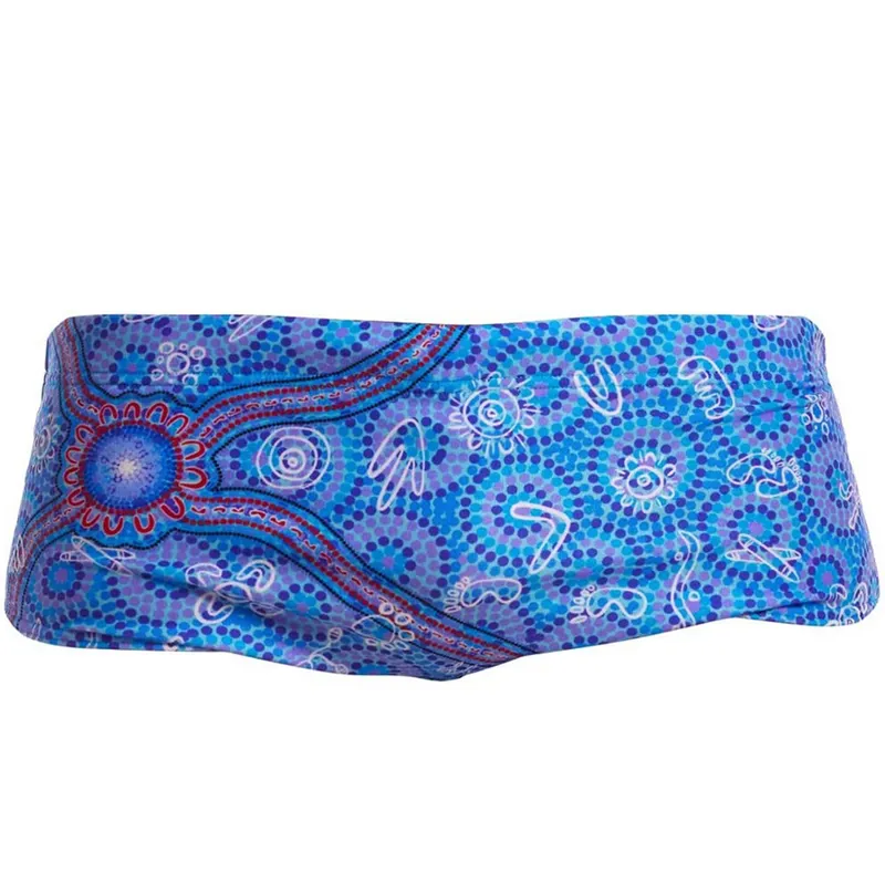 Funky Trunks Men's Sidewinder Trunks Sea Dreams