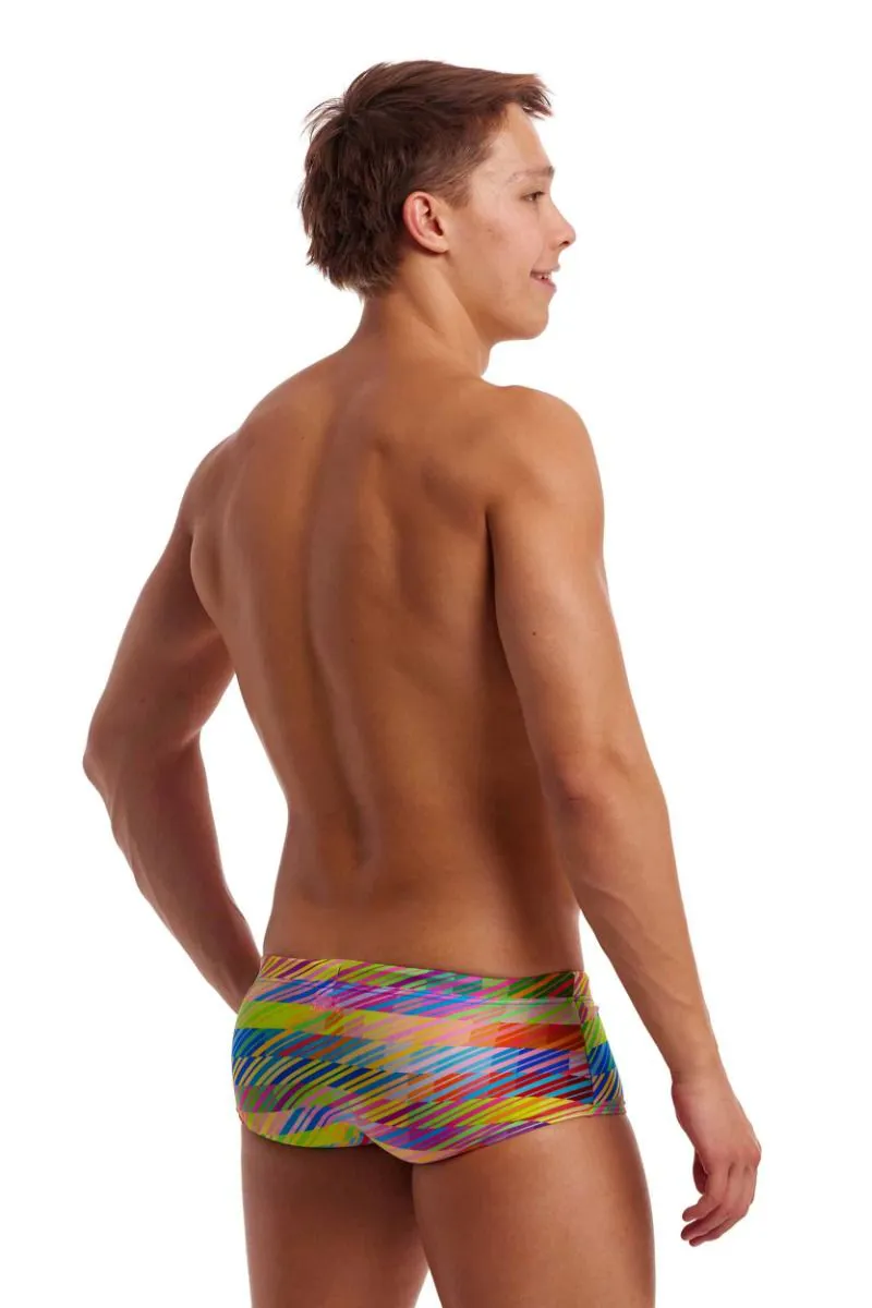 Funky Trunks Men's Sidewinder Trunks Static Stack-3