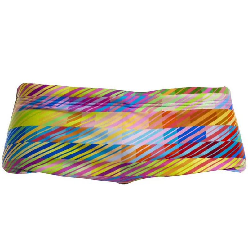 Funky Trunks Men's Sidewinder Trunks Static Stack