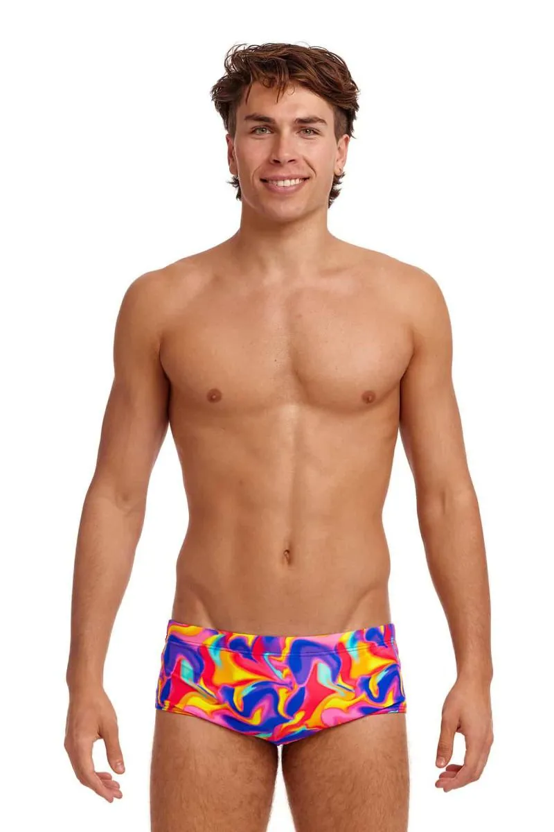 Funky Trunks Men's Sidewinder Trunks Summer Swirl-2