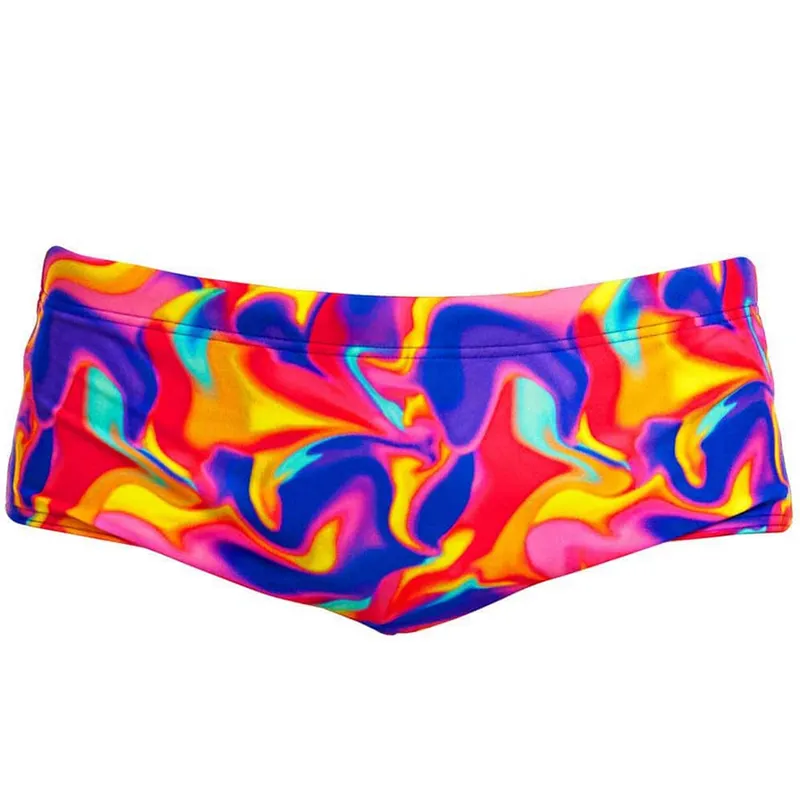 Funky Trunks Men's Sidewinder Trunks Summer Swirl