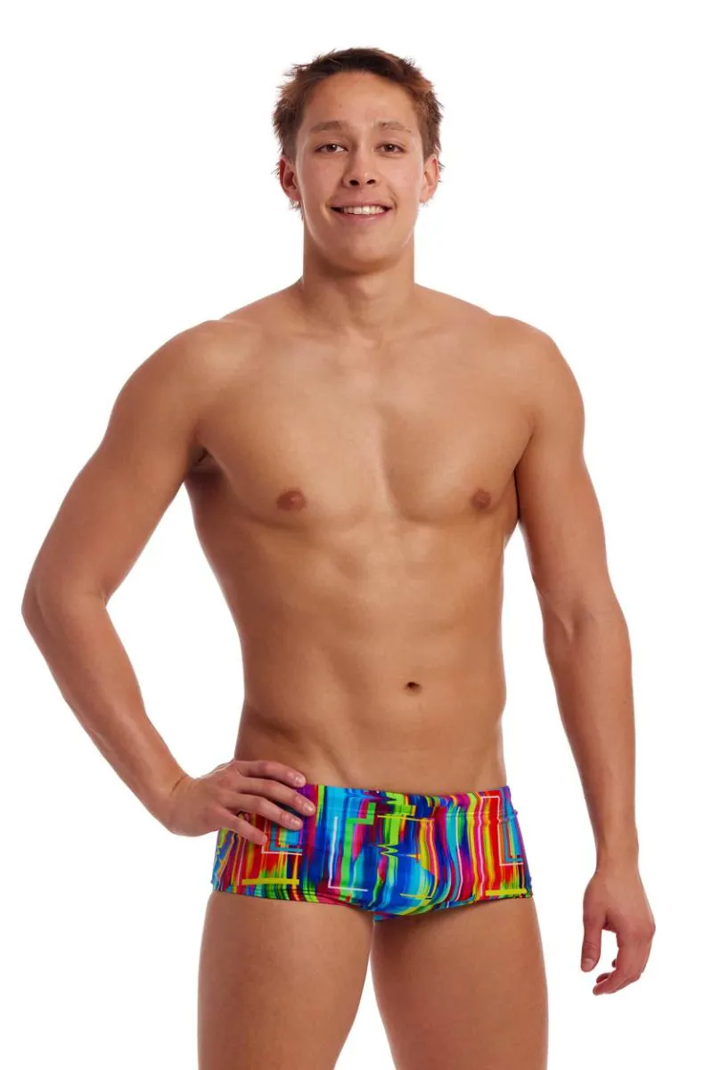 Funky Trunks Men's Sidewinder Trunks The Glitch-2