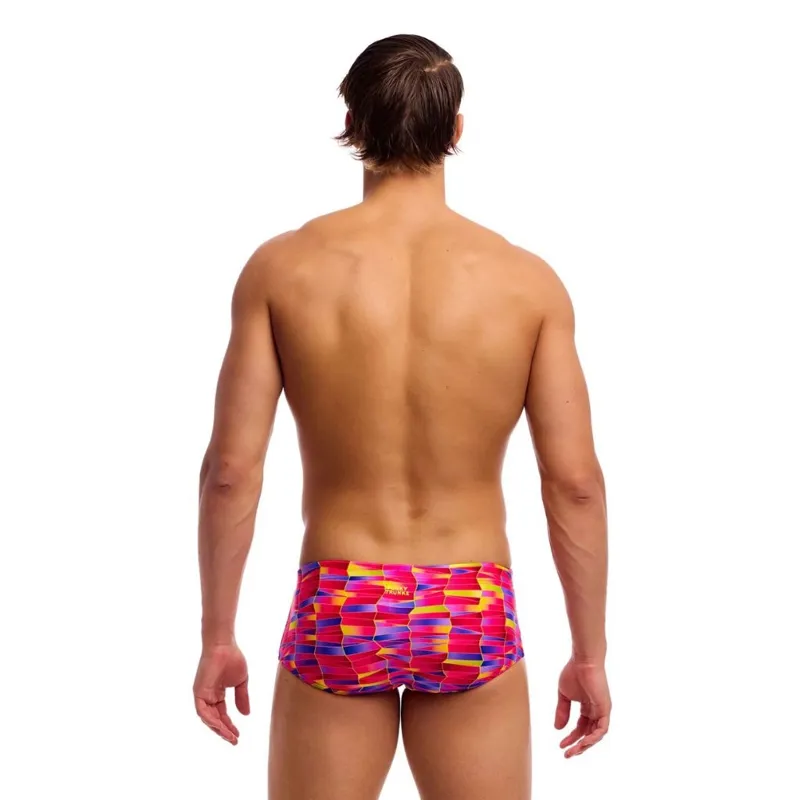 Funky Trunks Men's Sidewinder Trunks Wriggle Walls-2