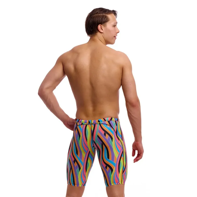 Funky Trunks Curl Curl Swim Training Jammer - Multi-2