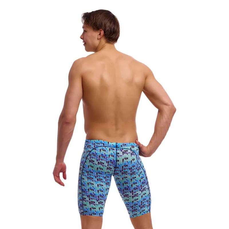 Funky Trunks Jack Stack Swim Training Jammer Blue-3
