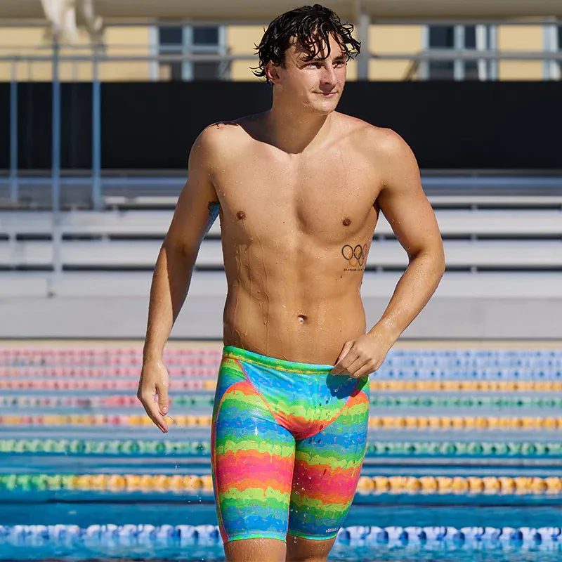 Funky Trunks Mens Melting Mayhem Training Jammer Multi-4