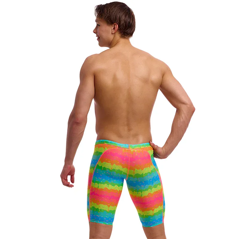 Funky Trunks Mens Melting Mayhem Training Jammer Multi-2