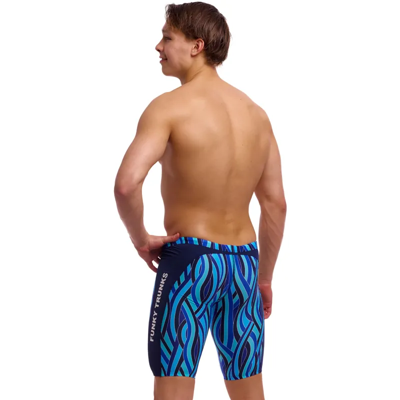 Funky Trunks Snork City Swim Training Jammer Blue-3
