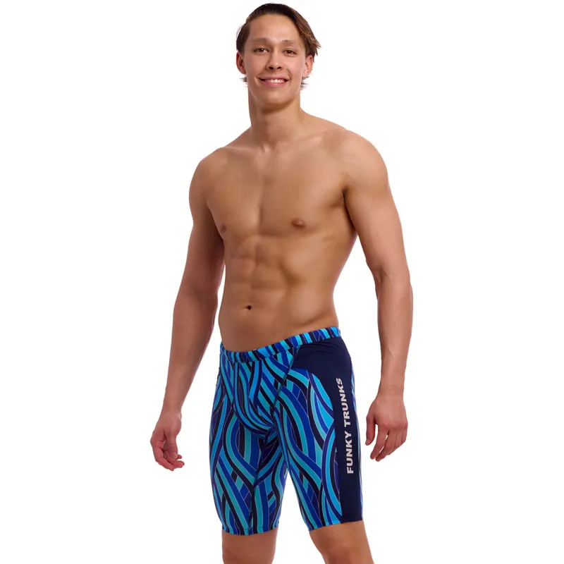Funky Trunks Snork City Swim Training Jammer Blue-1