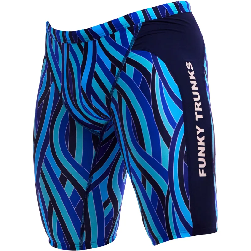 Funky Trunks Snork City Swim Training Jammer Blue