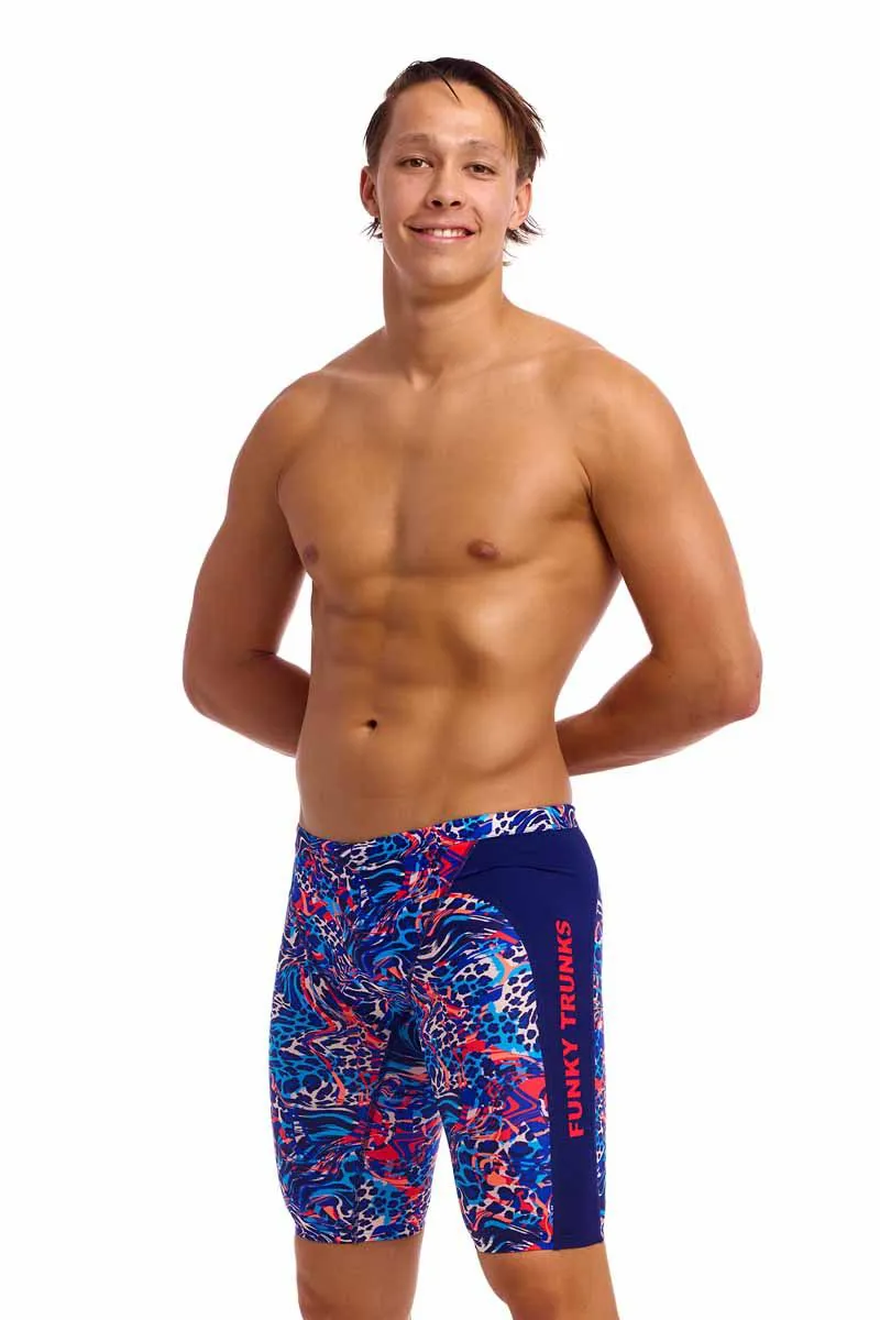 Funky Trunks Men's Training Jammers Mad Cat-3
