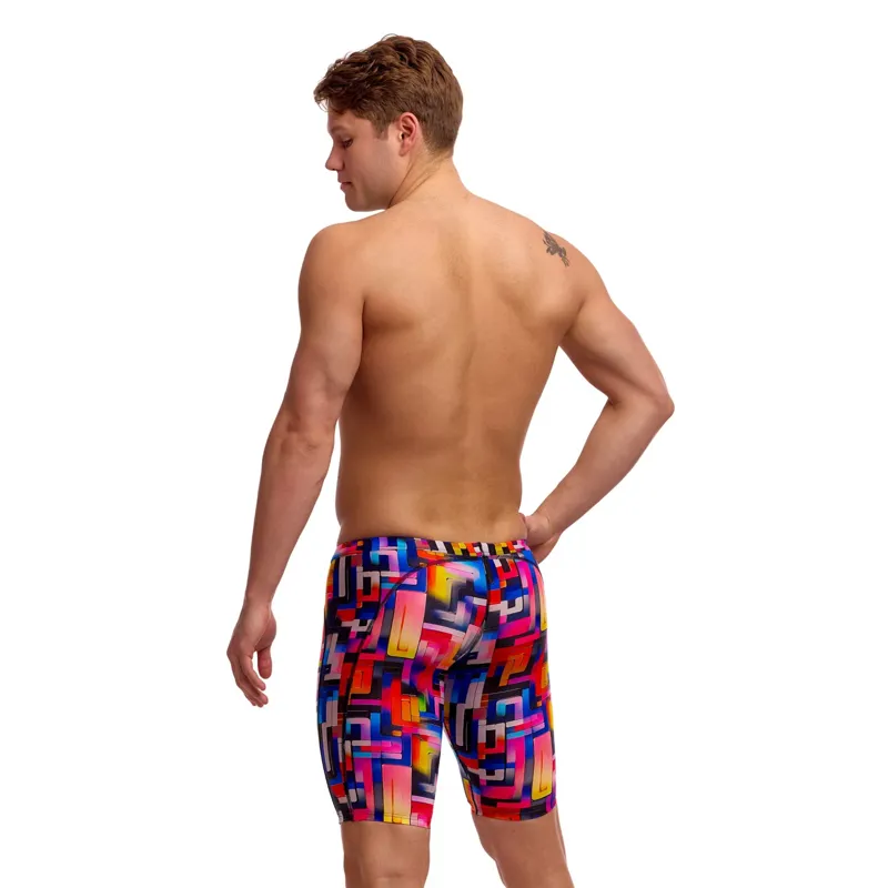Funky Trunks Men's Training Jammers Putty Rules-4