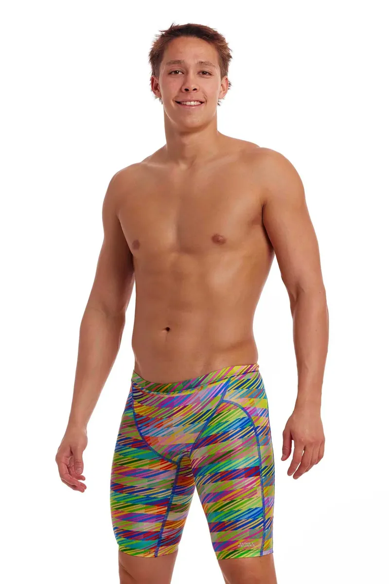 Funky Trunks Men's Training Jammers Static Stack-1