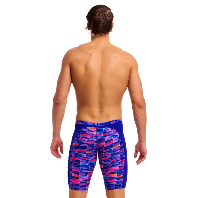 Funky Trunks Men's Training Jammers Warped Waves-2