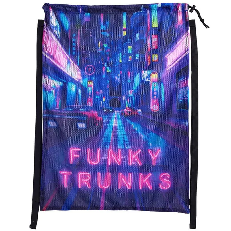 Funky Trunks Mesh Gear Bag Cyber City