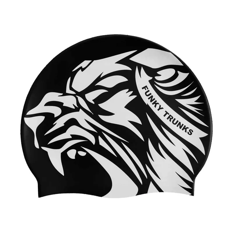 Funky Trunks Silicone Swimming Cap Roar Energy